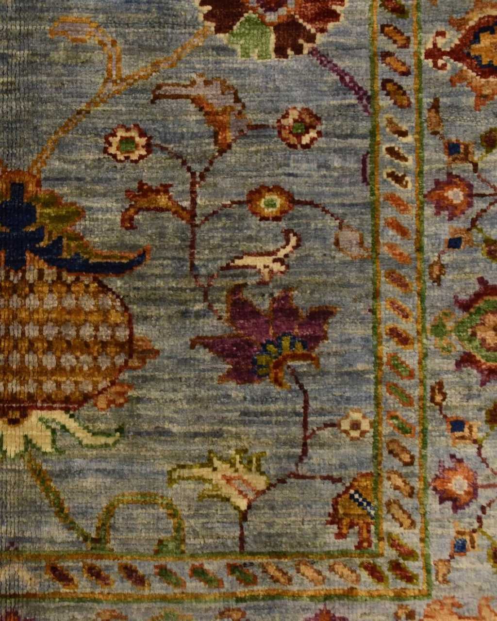 Sultani Hand-Knotted Wool Rug 2' x 4'