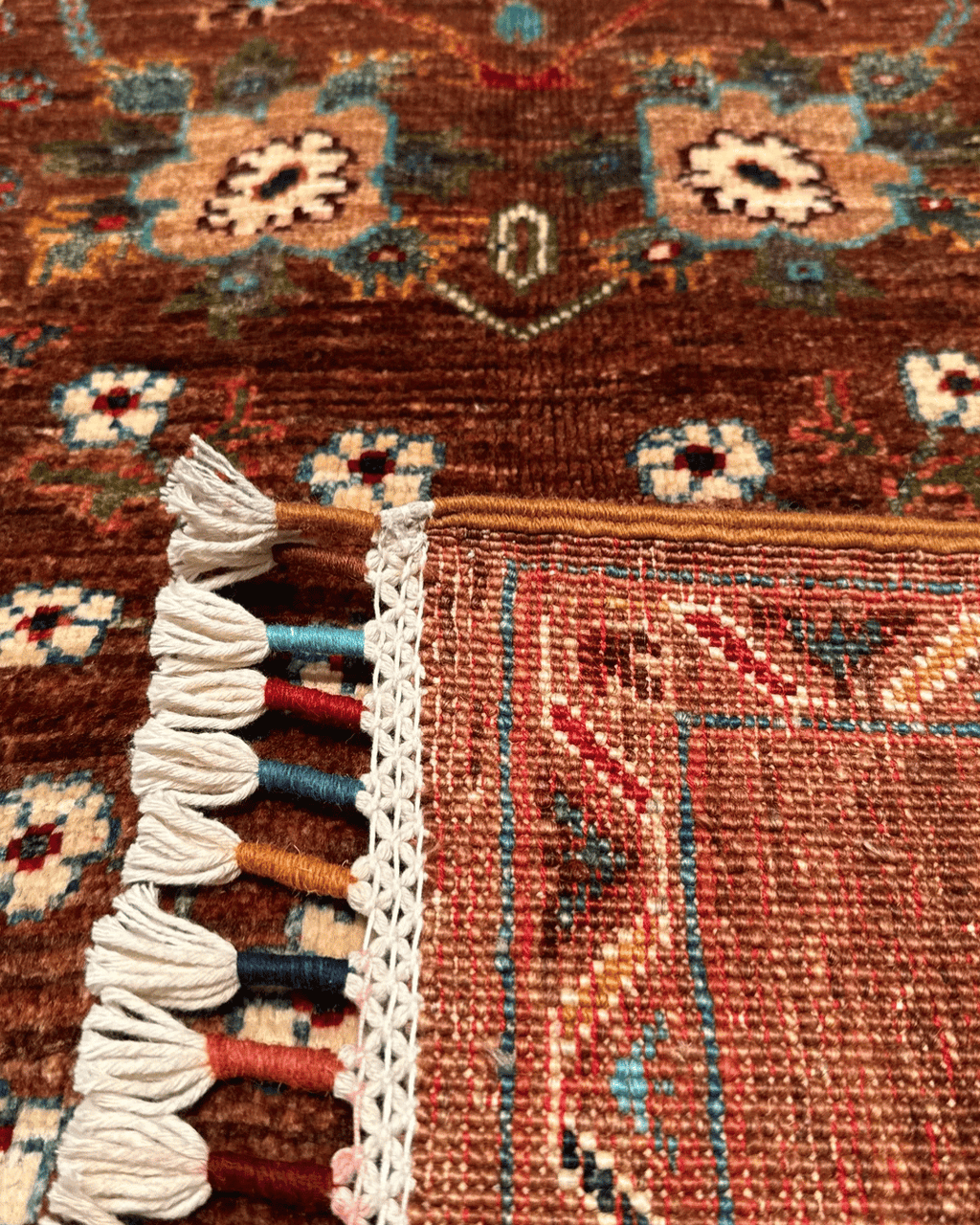 Sultani Hand-Knotted Wool Rug 4' x 6'