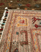 Pazyrk Hand-Knotted Wool Rug 5' 9" x 7' 8"