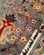 Sultani Hand-Knotted Wool Rug 4' x 6'