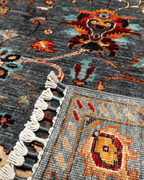 Sultani Hand-Knotted Wool Rug 3' 1" x 4' 6"