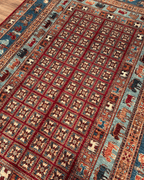 Pazyrk Hand-Knotted Wool Rug 6' 7" x 10'