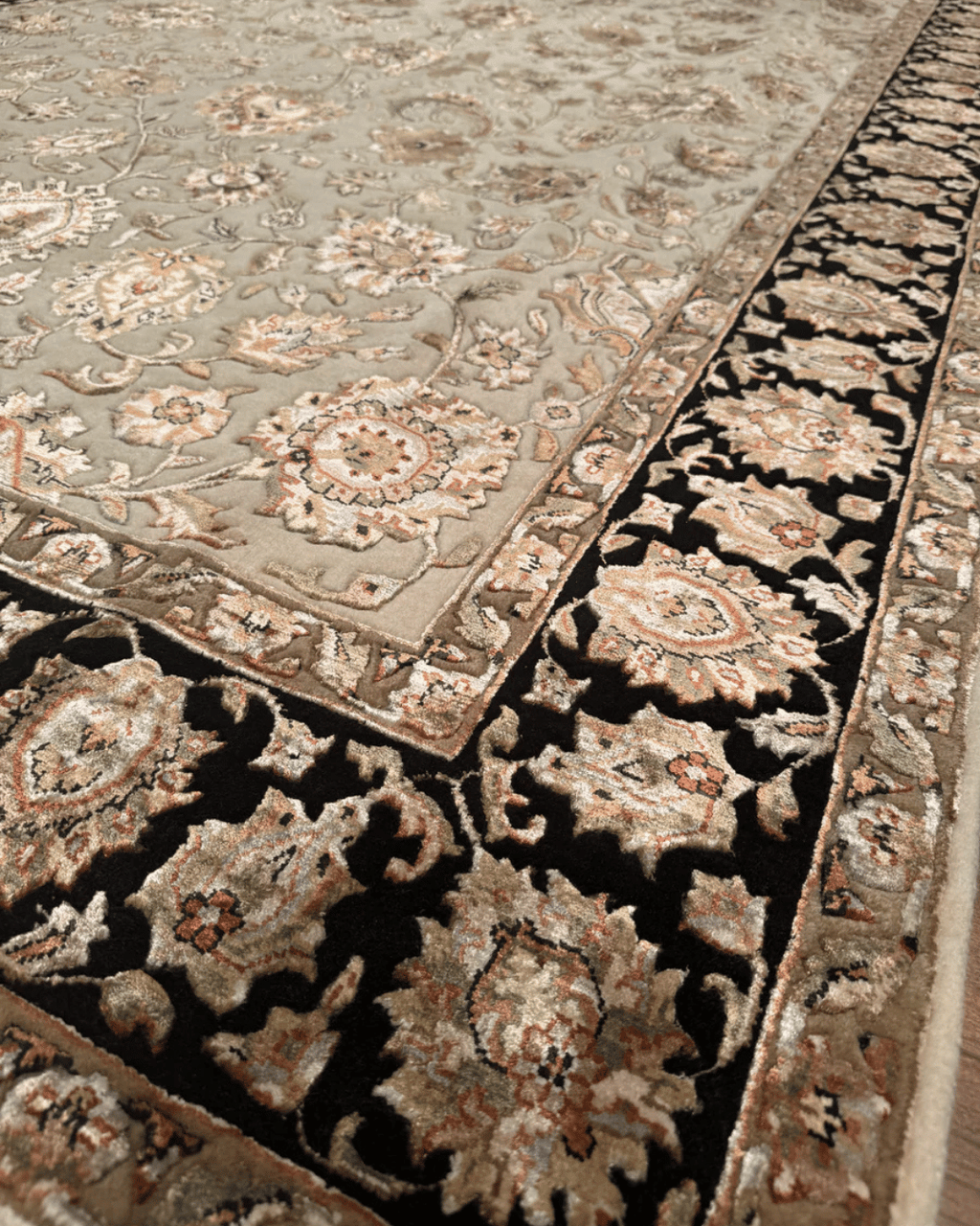 Tapis en laine style afghan 55 x 146 cm