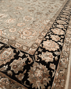 Tapis en laine style afghan 55 x 146 cm
