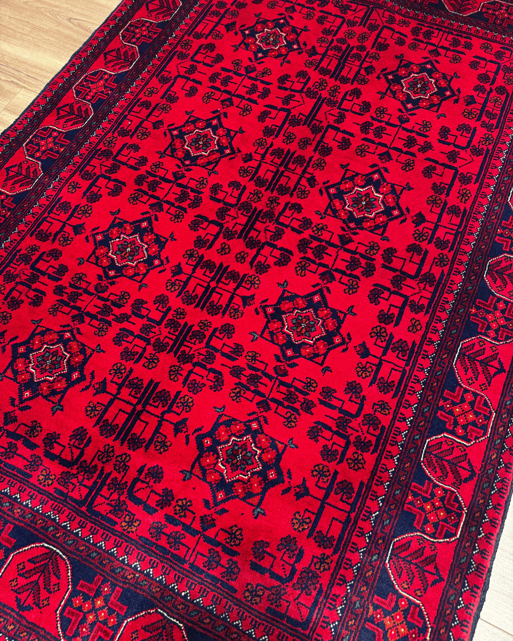 Wolle im afghanischen Stil 1,8x4,8ft – 55x146cm