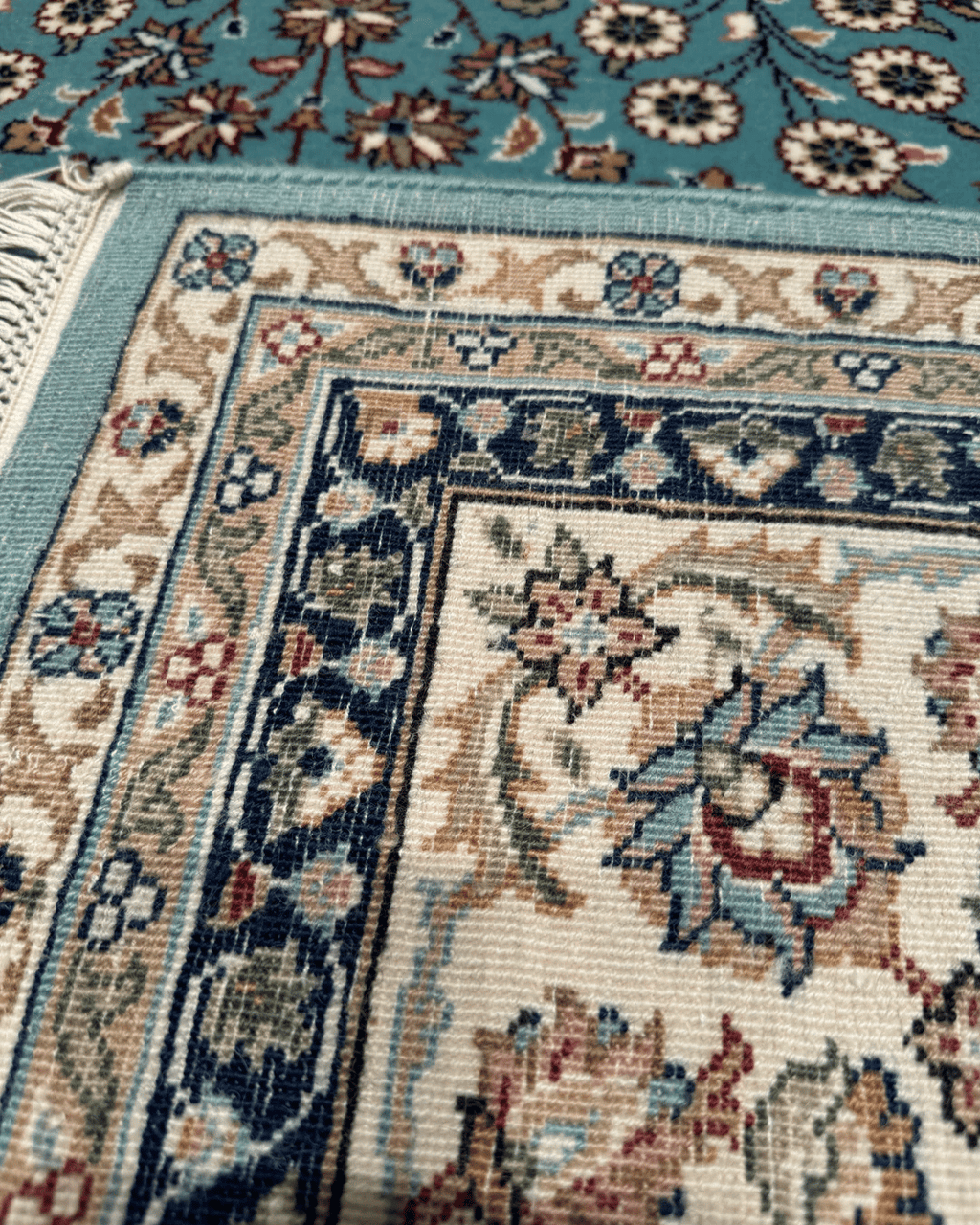 Hereke Hand-Knotted Wool Rug 5' 8" x 8' 1"