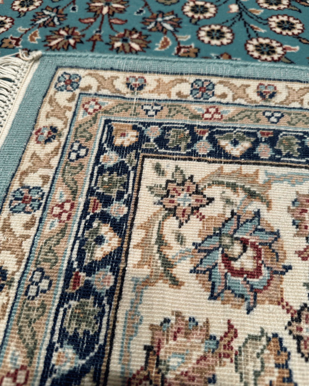 Hereke Hand-Knotted Wool Rug 5' 8" x 8' 1"