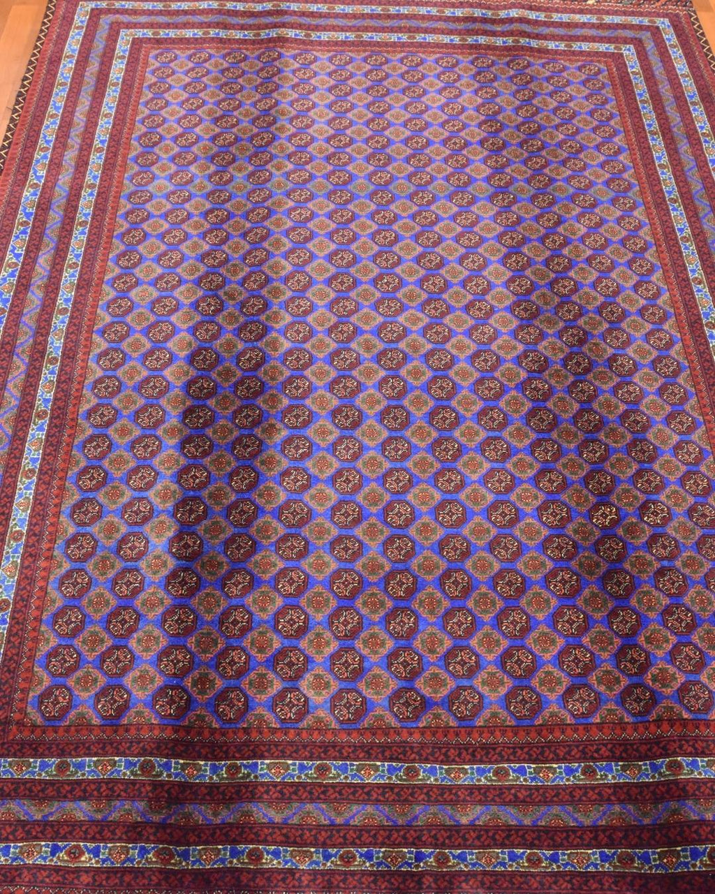 Afghan Bilcik Style Hand-Knotted Wool Rug 4' 7" x 6' 4"