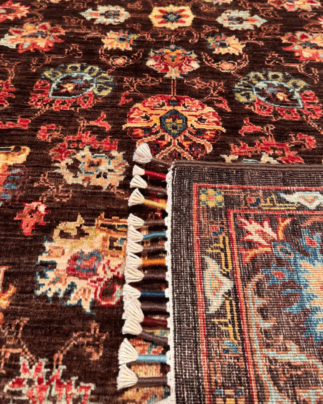 Mamluk Hand-Knotted Wool Rug 4' 1" x 6' 1"