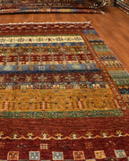 Sultani Hand-Knotted Wool Rug 4' x 6'