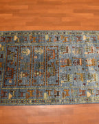 Sultani Hand-Knotted Wool Runner 2' 7" x 9' 25"
