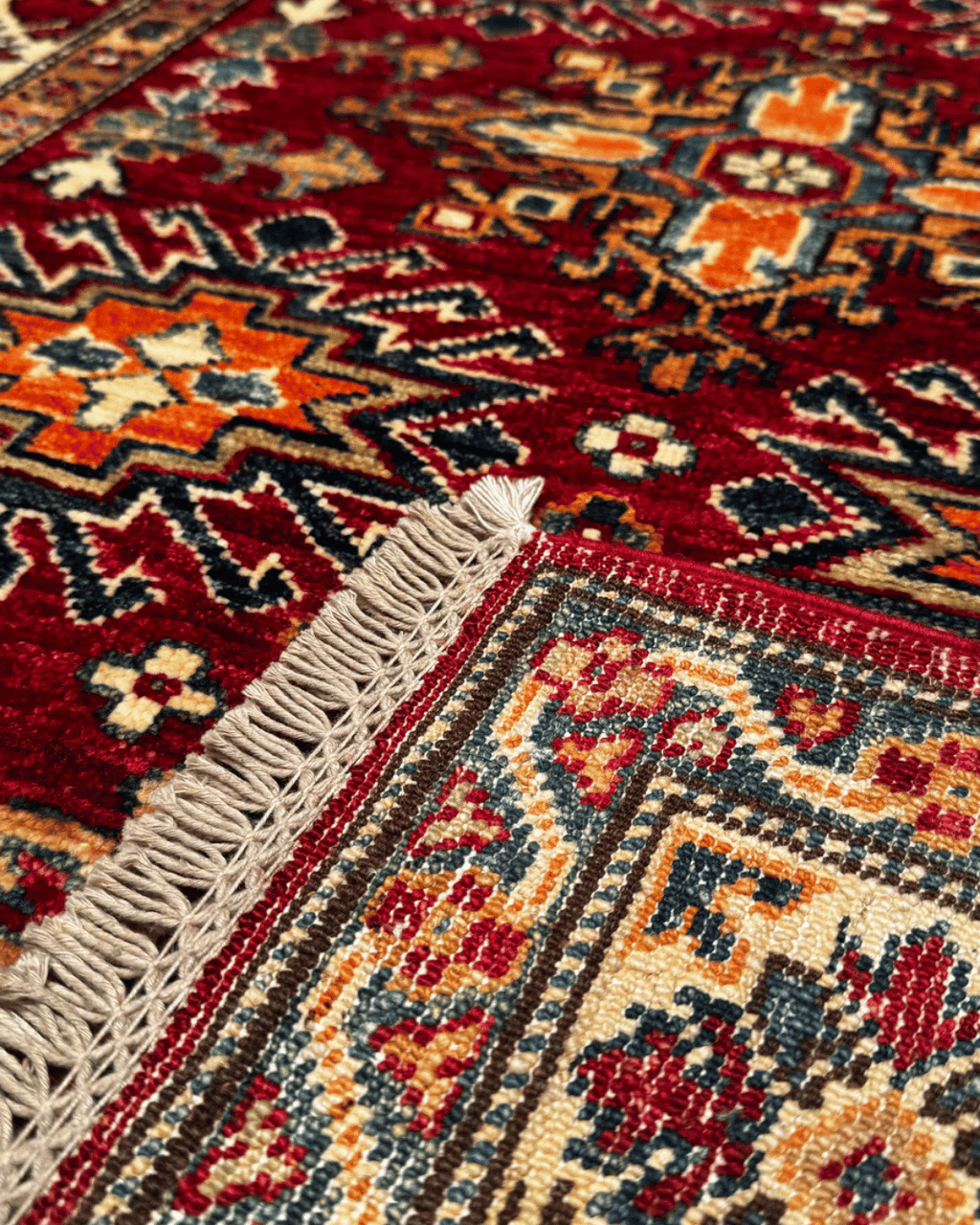 Shirvan Hand-Knotted Wool Rug 3' 3" x 5' 1"