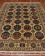 Veziri Hand-Knotted Wool Rug 5' x 6' 8"