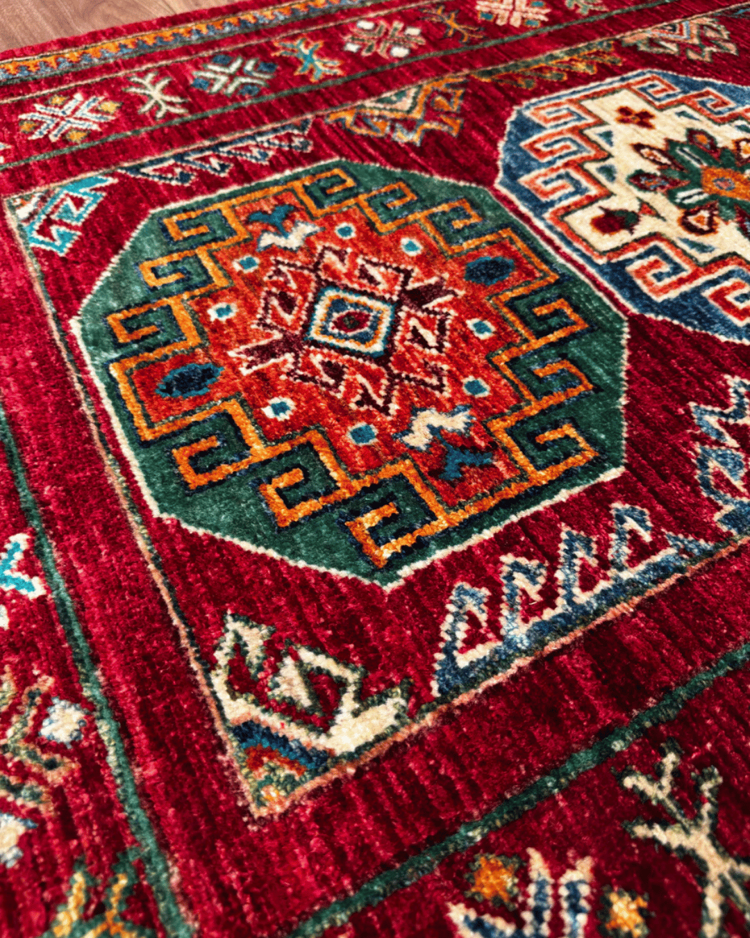 Shirvan Hand-Knotted Wool Runner 2' 7" x 9' 9"