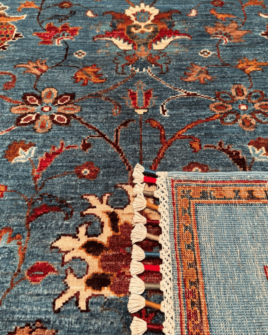 Sultani Hand-Knotted Wool Rug 3' 3" x 4' 9"