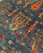 Sultani Hand-Knotted Wool Rug 4' 1" x 6' 1"