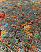 Sultani Hand-Knotted Wool Rug 4' x 6'