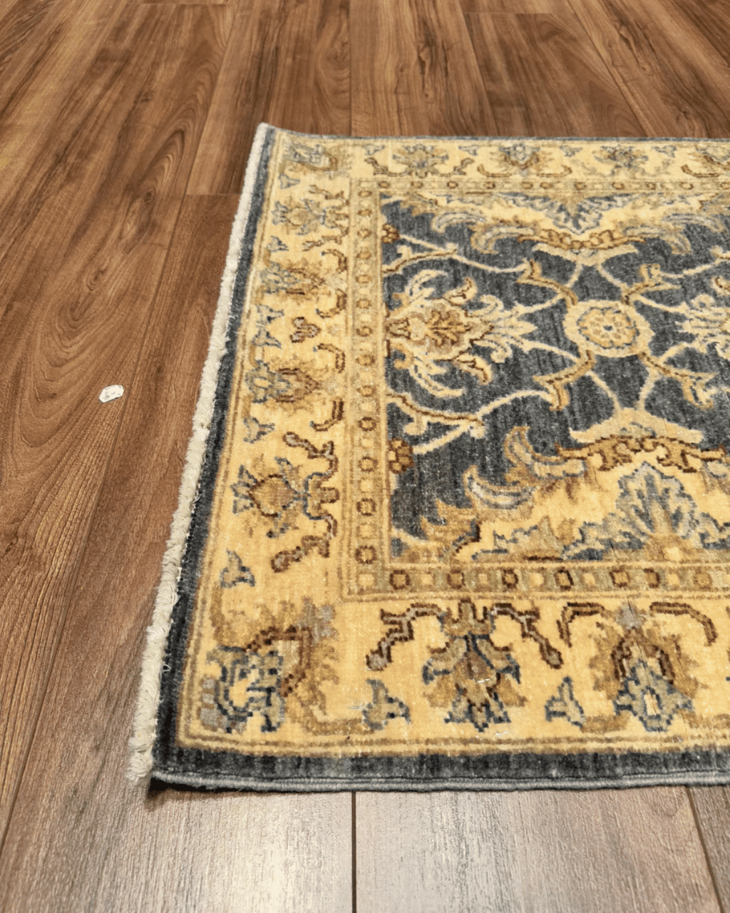 Ushak Hand-Knotted Wool Runner 2' x 11'