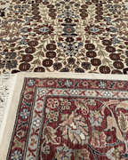 Hereke Hand-Knotted Wool Rug 6' 5" x 9' 5"