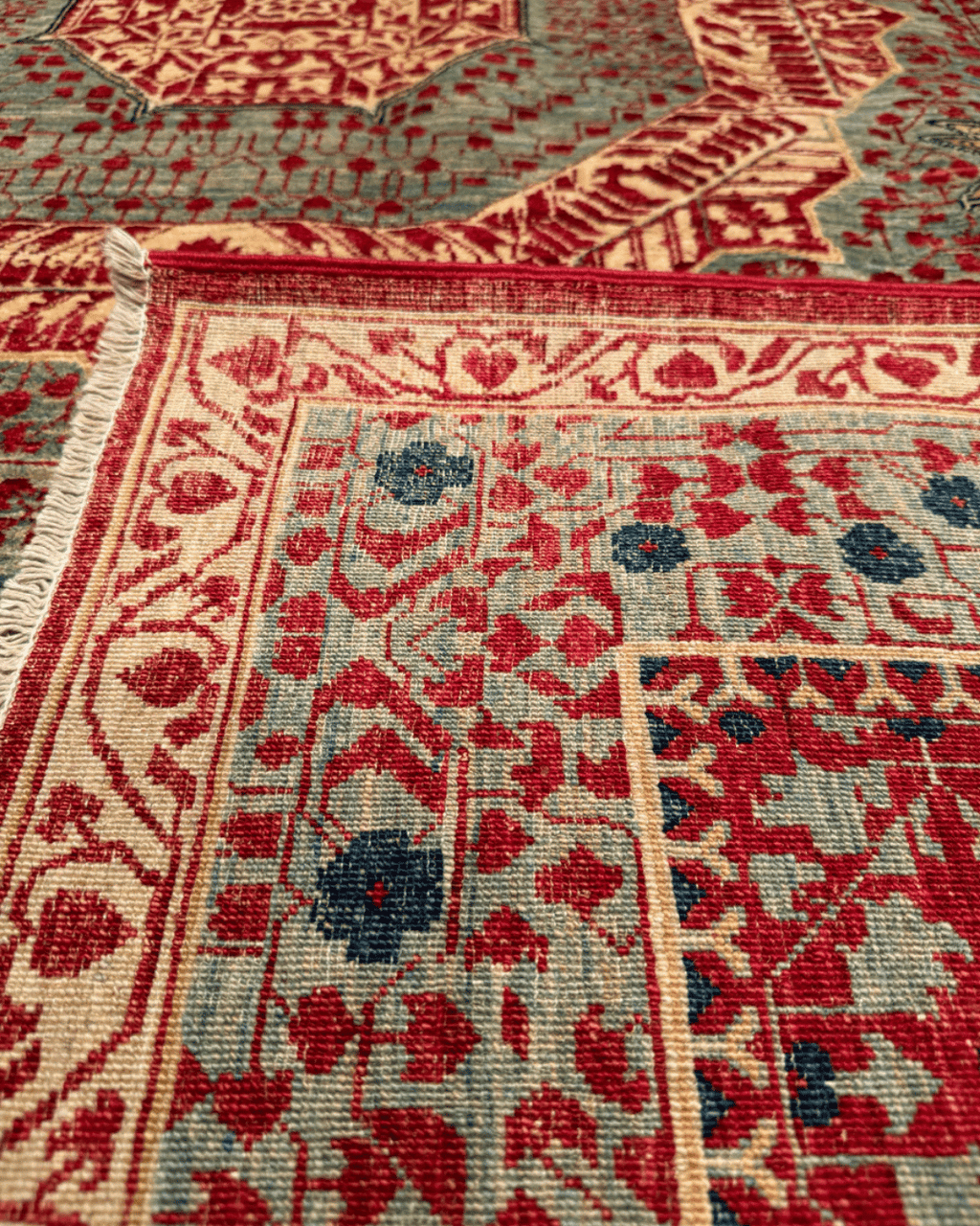 Mamluk Hand-Knotted Wool Rug 6' 1" x 8' 6"