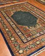 Sultani Hand-Knotted Wool Rug 5' x 6' 5"