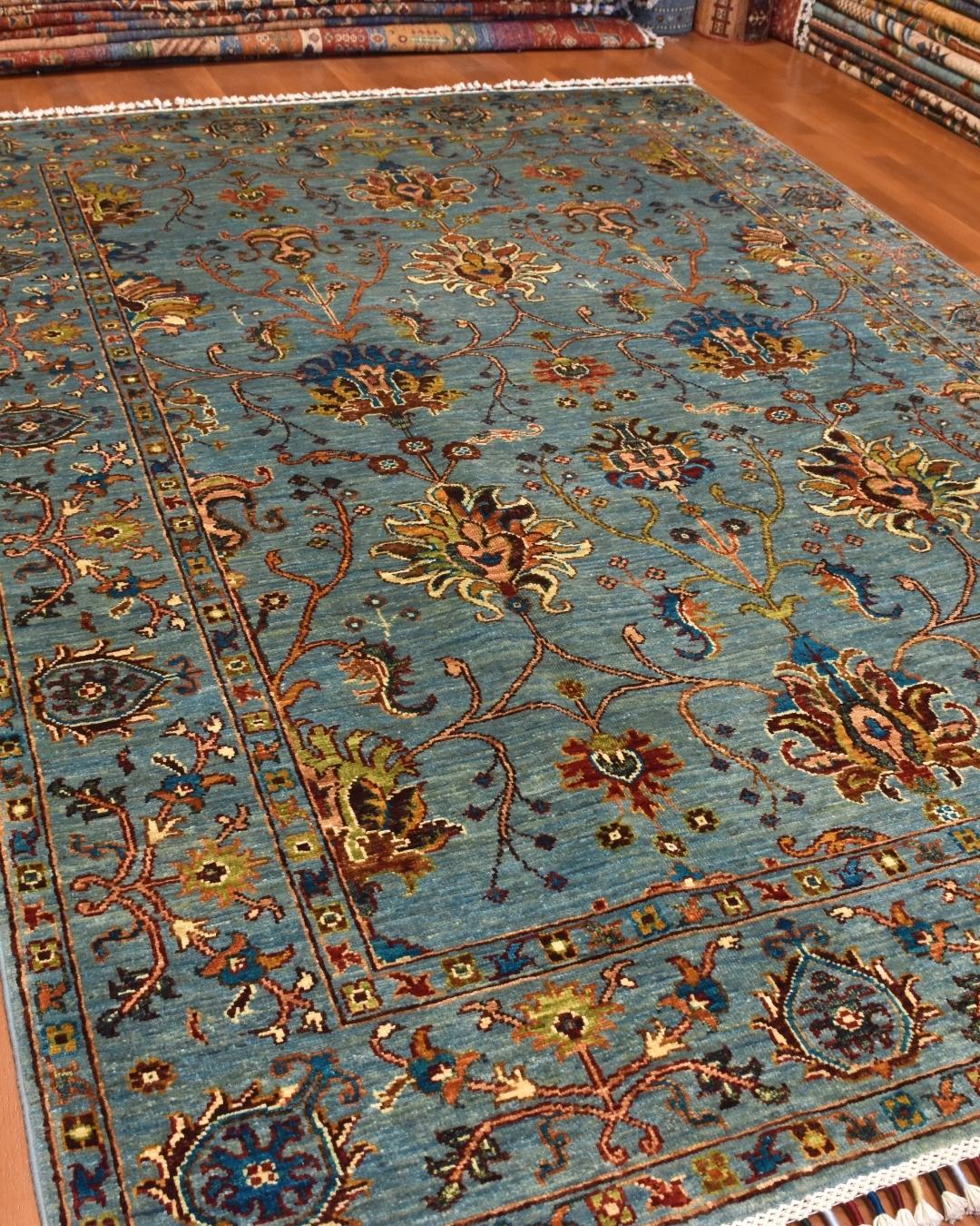Sultani Hand-Knotted Wool Rug 152x219 cm 3.35 m² | 5x7 ft