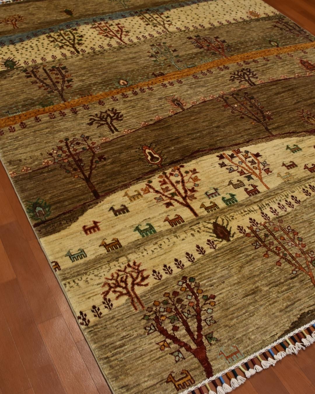 Sultani Hand-Knotted Wool Rug 154x196 cm 3 m² | 5x6 ft