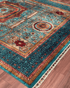 Mamluk Hand-Knotted Wool Rug 7' x 9' 5"