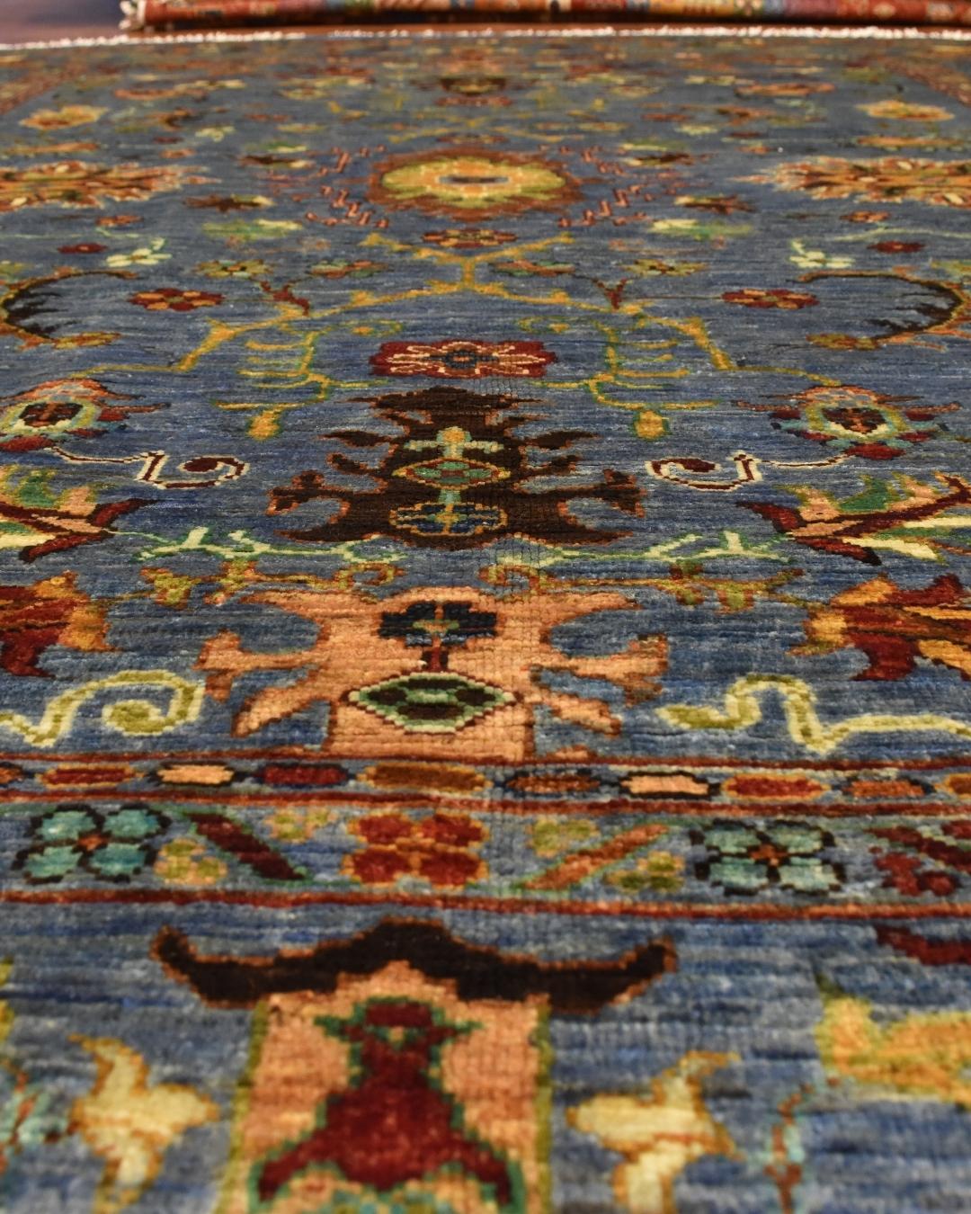 Sultani Hand-Knotted Wool Rug 5' 8" x 7' 7"