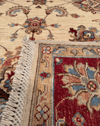 Ushak Hand-Knotted Wool Rug 5' x 7'
