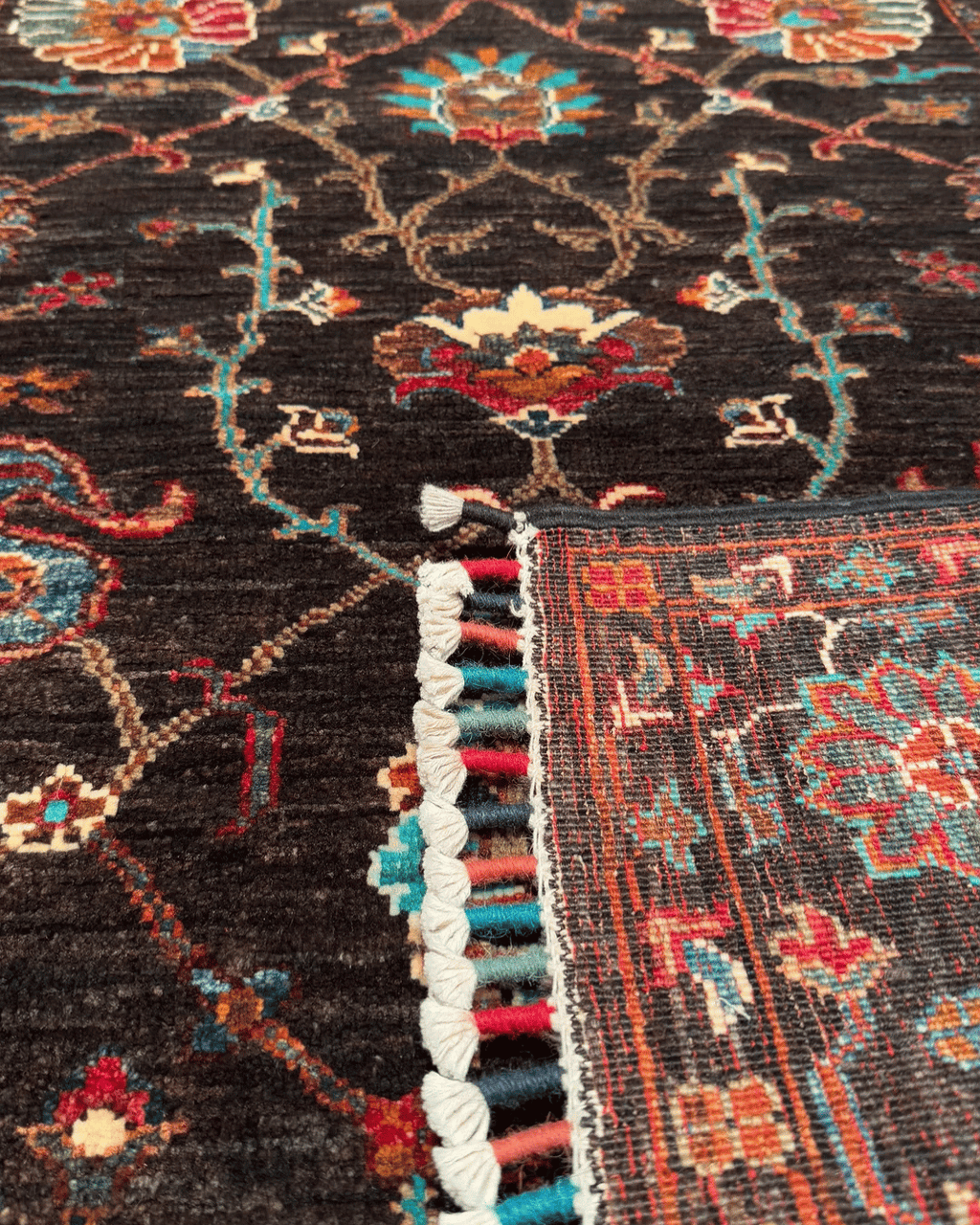 Sultani Hand-Knotted Wool Rug 3' 3" x 4' 5"