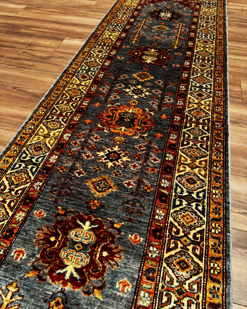 Shirvan Hand-Knotted Wool Runner 2' 6" x 9' 8"