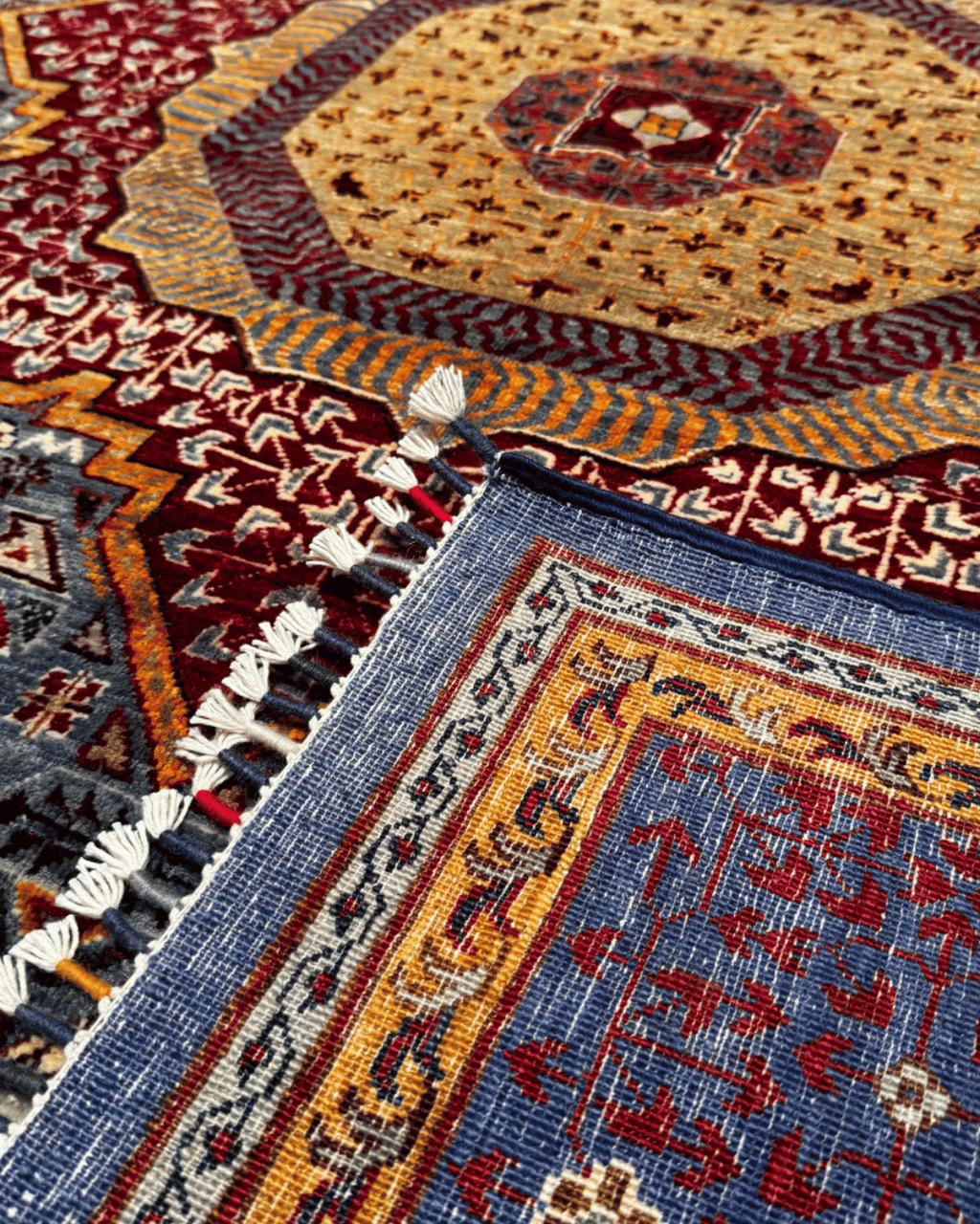 Mamluk Hand-Knotted Wool Rug 8' 2" x 10'