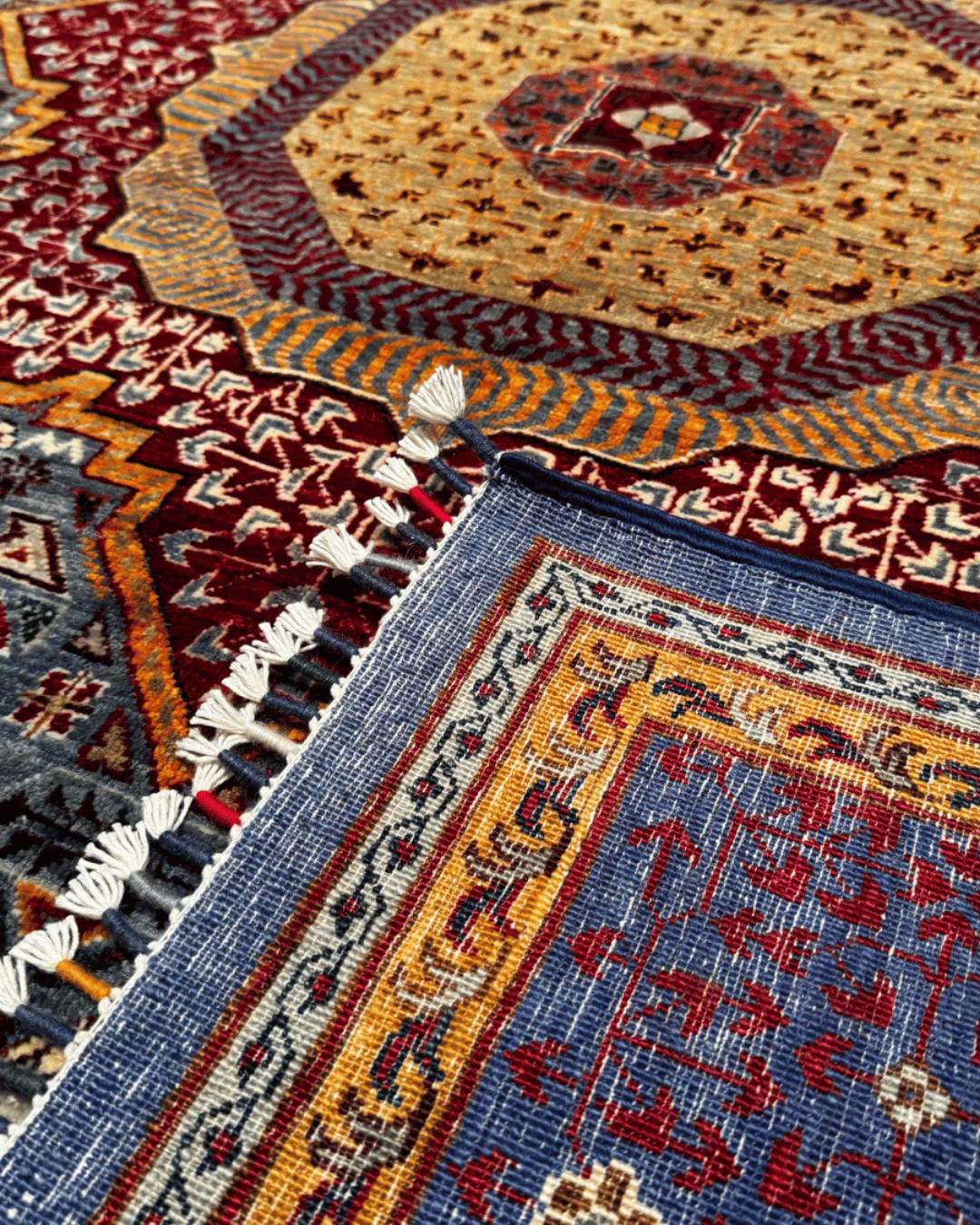 Mamluk Hand-Knotted Wool Rug 8' 2" x 10'