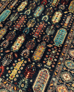 Veziri Hand-Knotted Wool Rug 6' 8" x 9' 9"