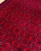 Handwoven Afghan Style Wool Rug 9' 7" x 13' 5"