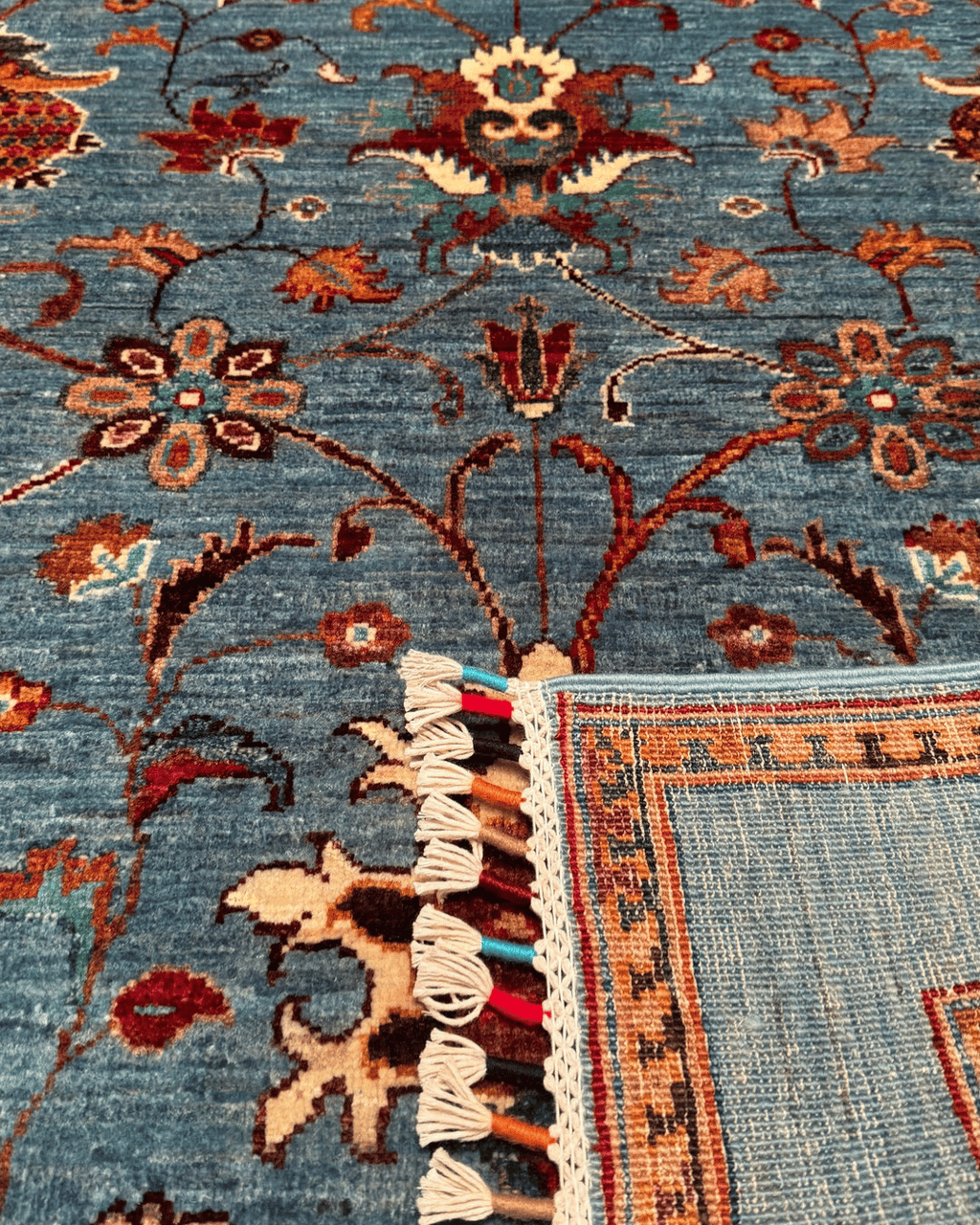 Sultani Hand-Knotted Wool Rug 3' 4" x 5' 2"
