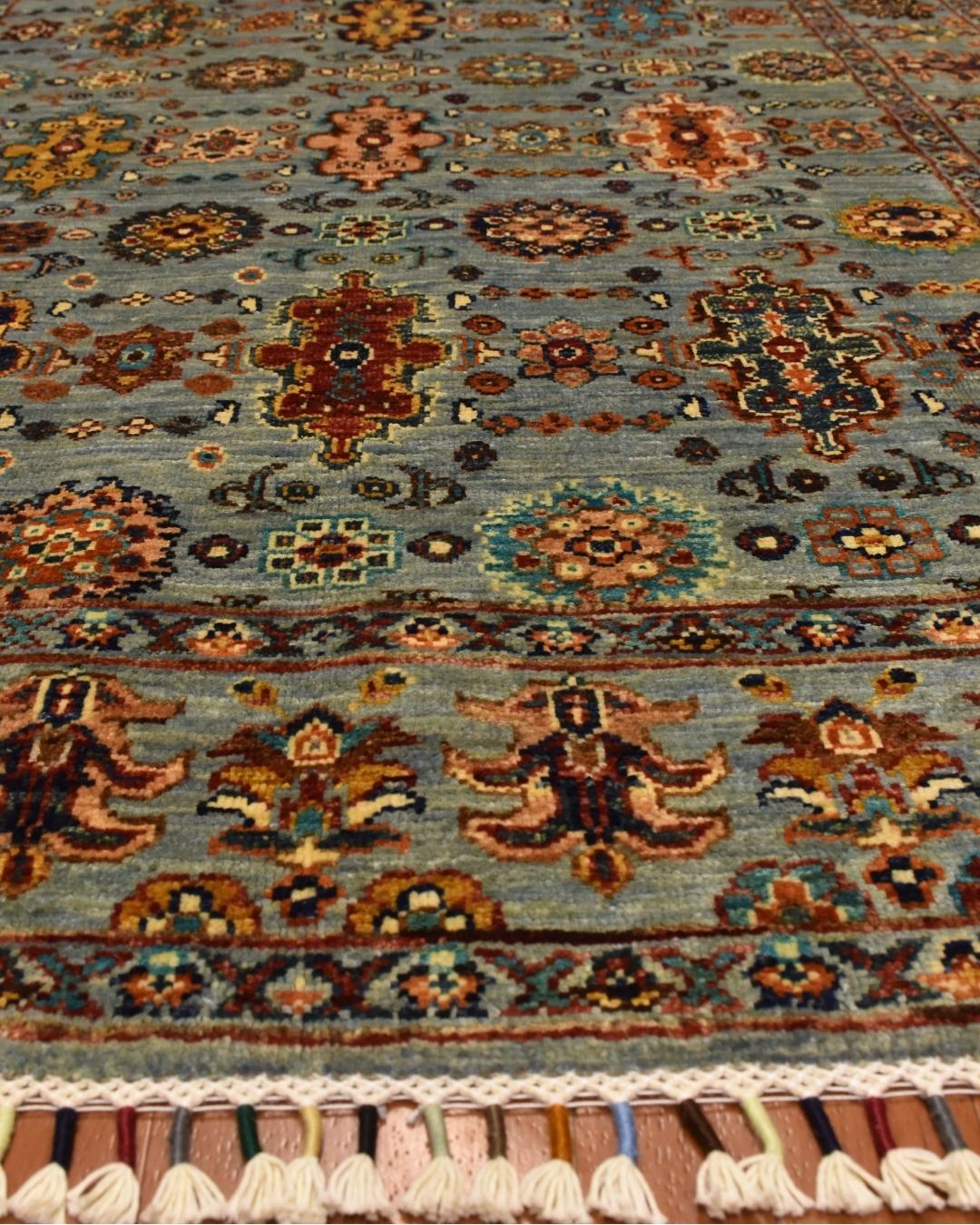 Sultani Hand-Knotted Wool Rug 4' x 6' 4"