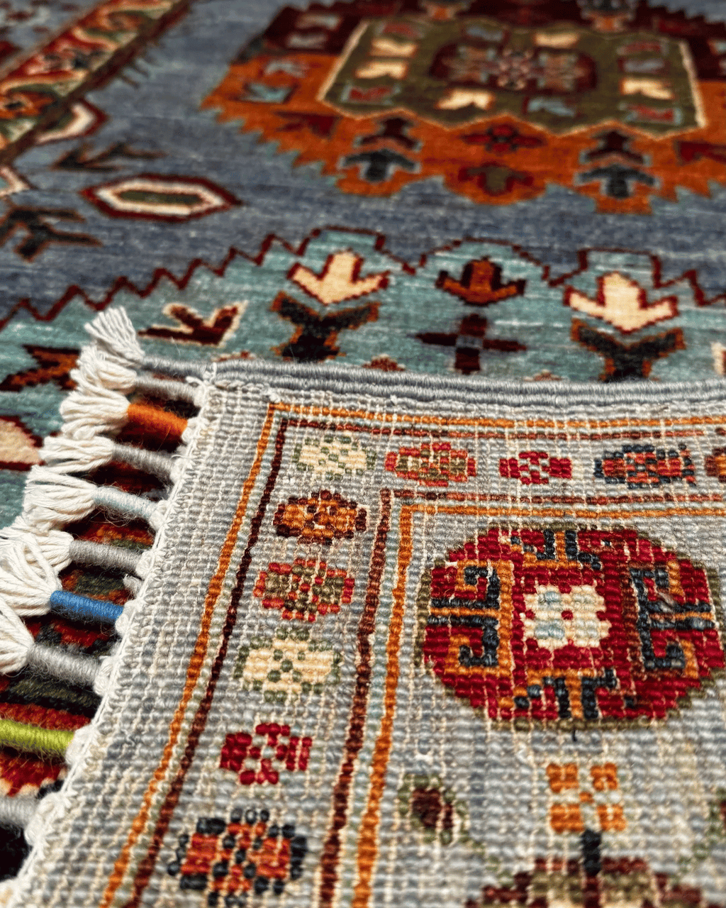 Wolle im afghanischen Stil 1,8x4,8ft – 55x146cm