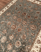 Ottoman Elegance Hand-Knotted Wool Rug 6' x 8' 1"