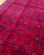 Handwoven Afghan Style Wool Rug 8' x 11' 5"