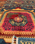 Mamluk Hand-Knotted Wool Rug 5' 7" x 7' 7"