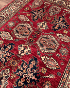 Shirvan Hand-Knotted Wool Rug 4' 9" x 6' 3"