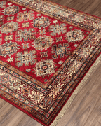 Shirvan Hand-Knotted Wool Rug 4' 8" x 6' 7"