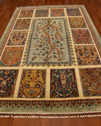Veziri Hand-Knotted Wool Rug 5' x 7' 2"