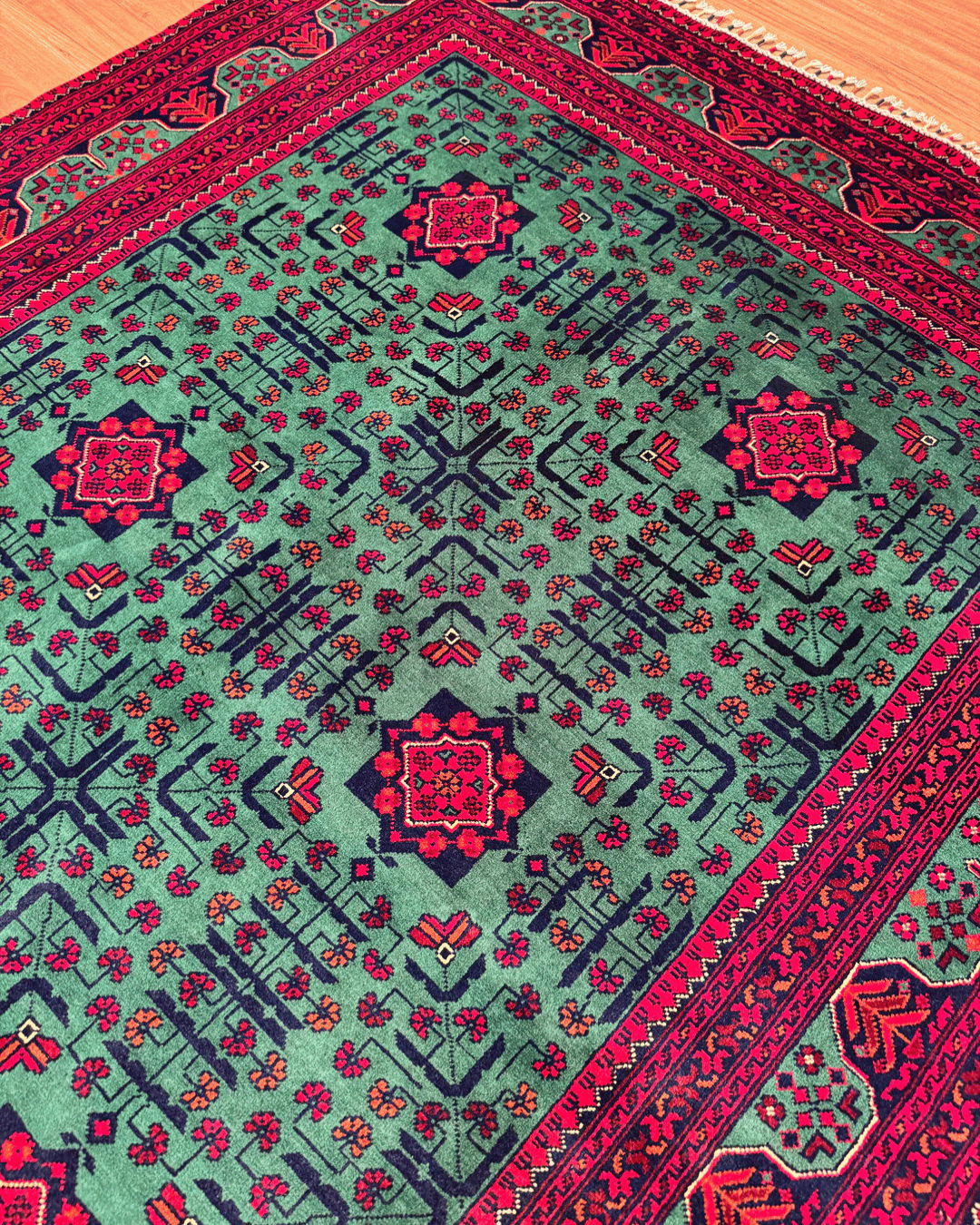 Wolle im afghanischen Stil 1,8x4,8ft – 55x146cm