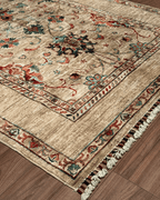 Sultani Hand-Knotted Wool Rug 4' 1" x 6' 2"