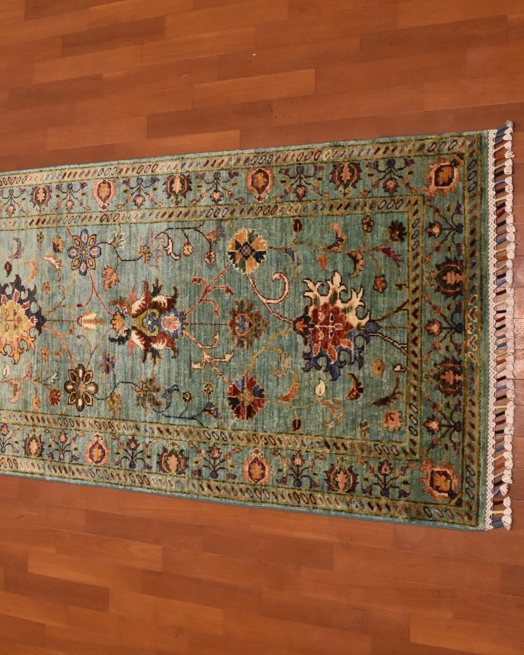 Sultani Hand-Knotted Wool Runner 2' 6" x 8' 2"
