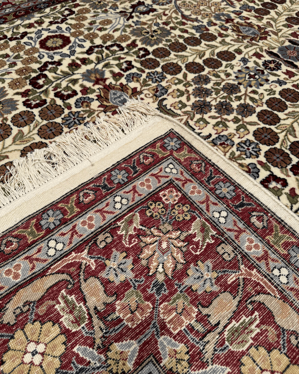 Hereke Hand-Knotted Wool Rug 5' 8" x 8' 1"