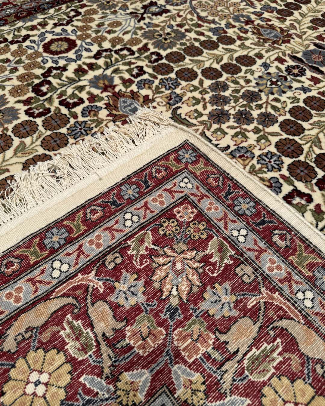 Hereke Hand-Knotted Wool Rug 5' 8" x 8' 1"